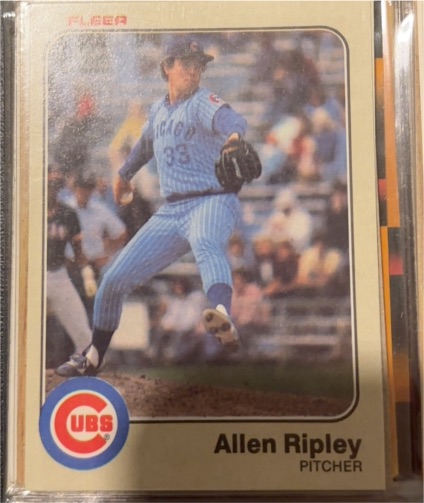 1982 Fleer #33 Allen Ripley — front