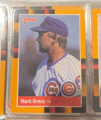 1988 Donruss #8 Mark Grace — front