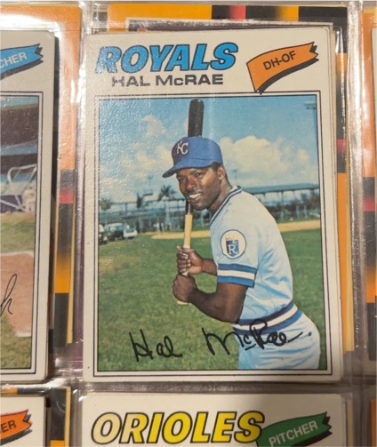1972 Topps #300 Hal McRae — front
