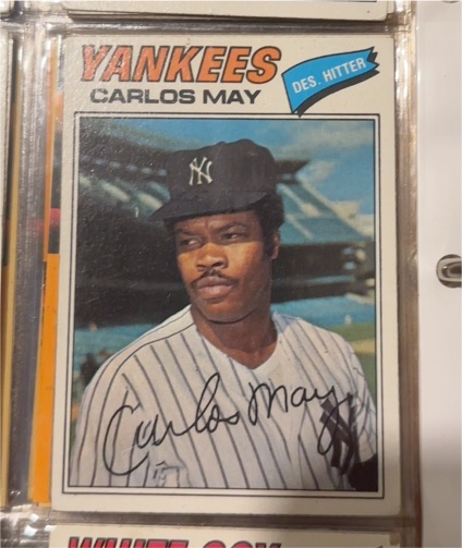 1973 Topps #300 Carlos May — front