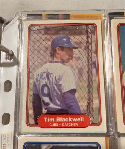 1981 Topps #9 Tim Blackwell — front