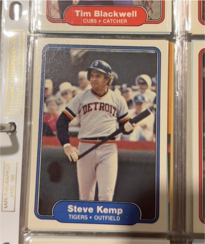 1980 Topps #350 Steve Kemp — front