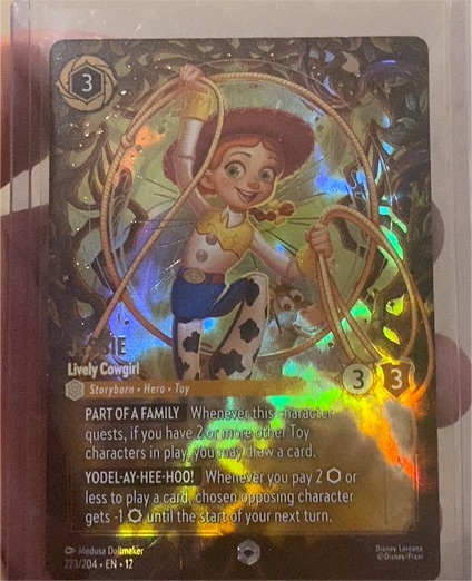 2023 Disney Lorcana #273 Lively Cowgirl — front