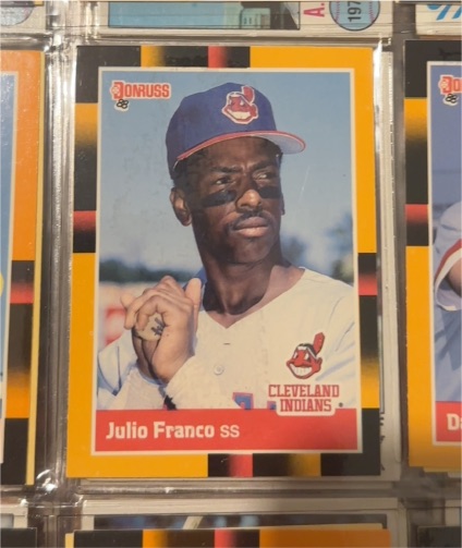 1988 Donruss #8 Julio Franco — front