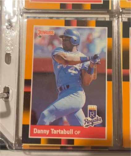 1986 Donruss #6 Danny Tartabull — front
