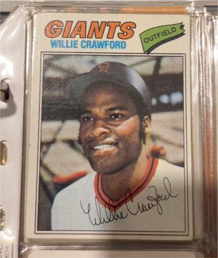 1972 Topps #100 Willie Crawford — front