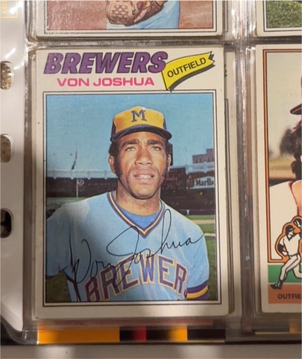 1973 Topps #400 Von Joshua — front