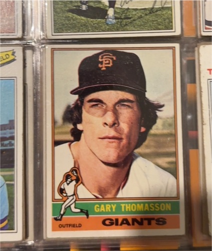 1977 Topps #350 Gary Thomasson — front