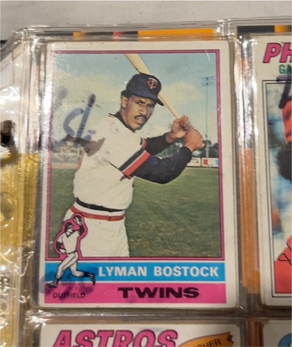 1977 Topps #100 Lyman Bostock — front