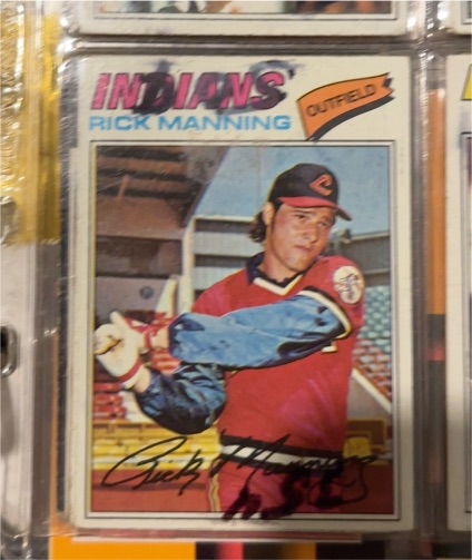 1978 Topps #400 Rick Manning — front