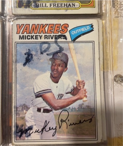 1976 Topps #300 Mickey Rivers — front