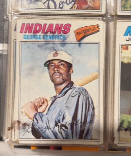 1973 Topps #300 George Hendrick — front