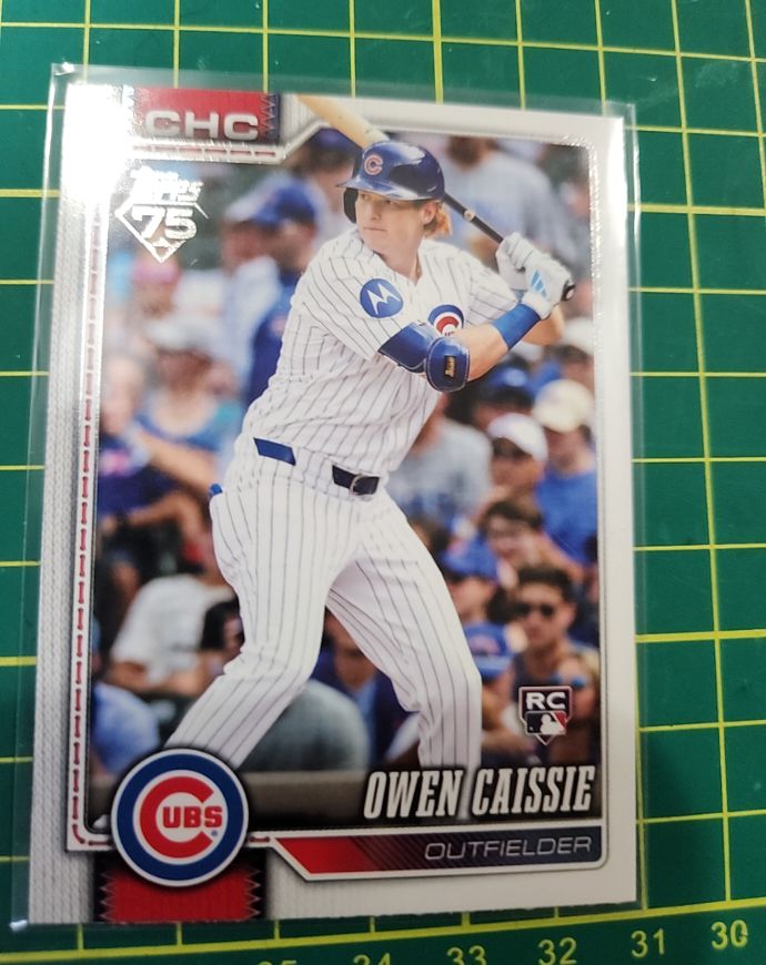 2023 Topps #CHC-75 Owen Caissie — front