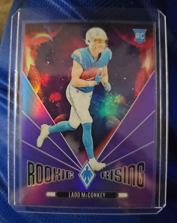 2022 Panini Rookie Rising #RR-LM Ladd McConkey — front