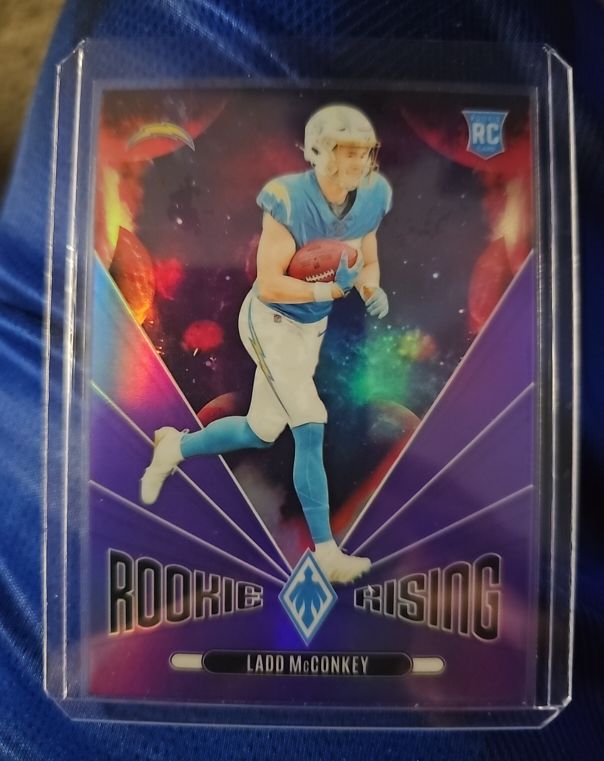 2022 Panini Rookie Rising #RR-LM Ladd McConkey — front
