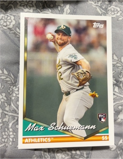 2022 Topps #12 Max Schuemann — front
