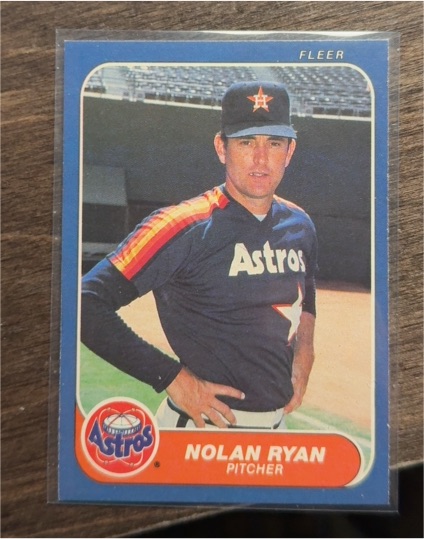 1984 Fleer #548 Nolan Ryan — front