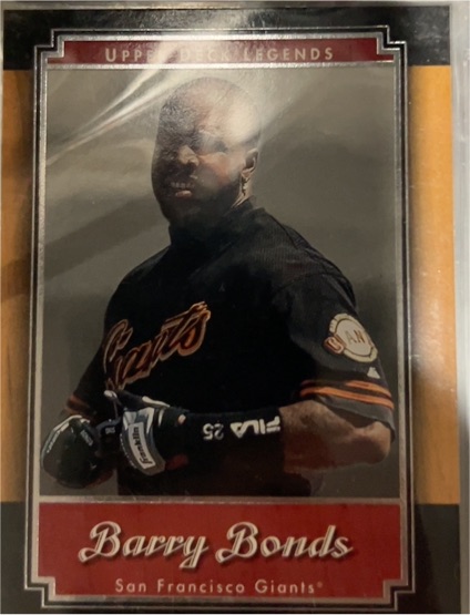 1997 Upper Deck Legends Barry Bonds — front