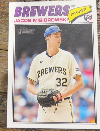 2022 Topps Heritage #RC Jacob Misiorowski — front
