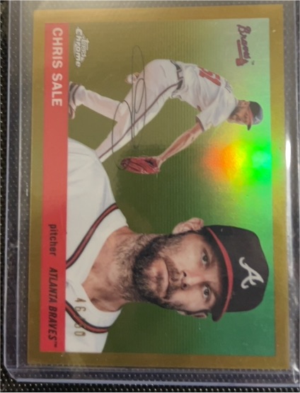 2023 Topps Chrome Baseball #B1 Chris Sale — front