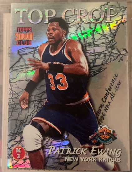 1996 Topps Stadium Club Top Crop #TC3 Patrick Ewing — front