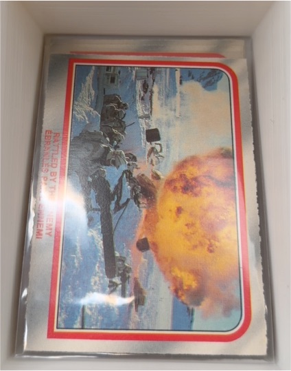 1980 Topps Star Wars #1 Death Star Explosion — front