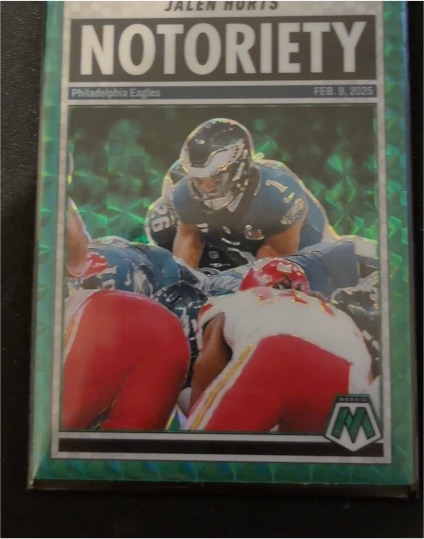 2023 Panini Mosaic Notoriety Jalen Hurts — front