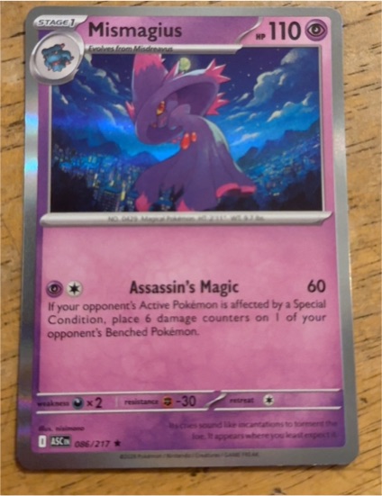 2021 Pokémon 086 Mismagius — front