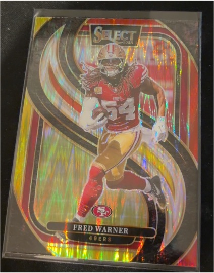2021 Panini Select #54 Fred Warner — front
