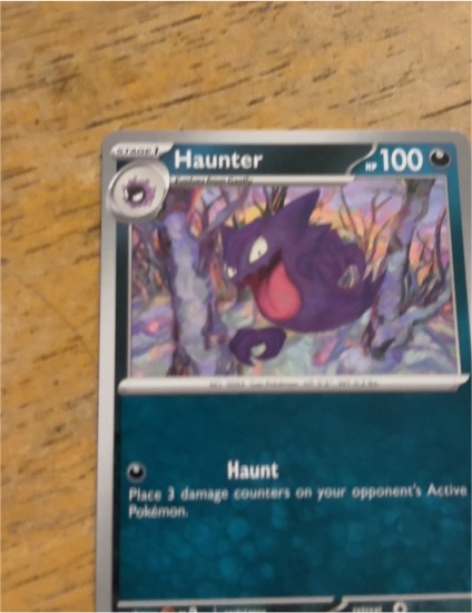 2015 Pokémon XY Evolutions #16 Haunter — front