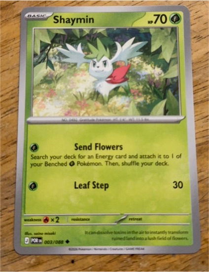 2020 Pokémon 003 Shaymin — front