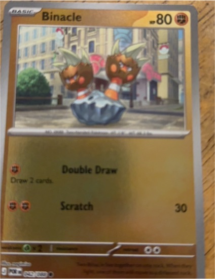 2016 Pokémon XY Evolutions #49 Binacle — front