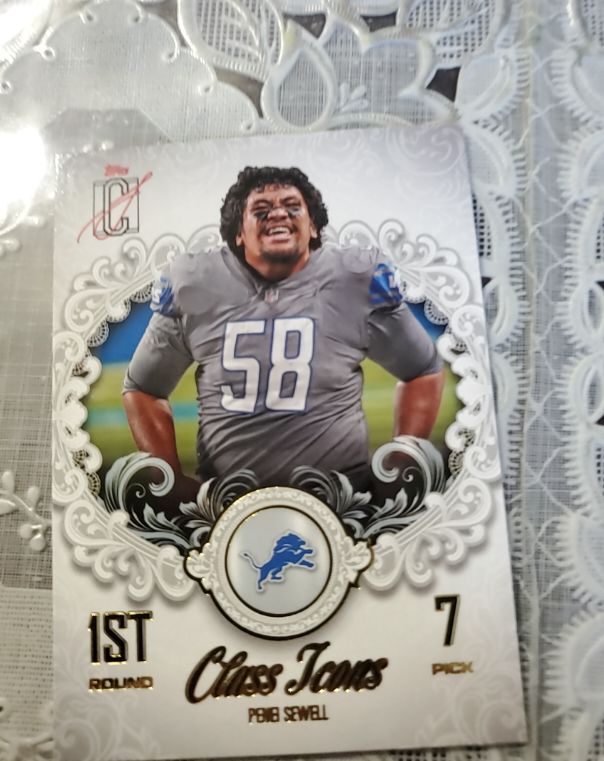 2021 Topps Chrome Draft Picks #CT-PS Penei Sewell — front