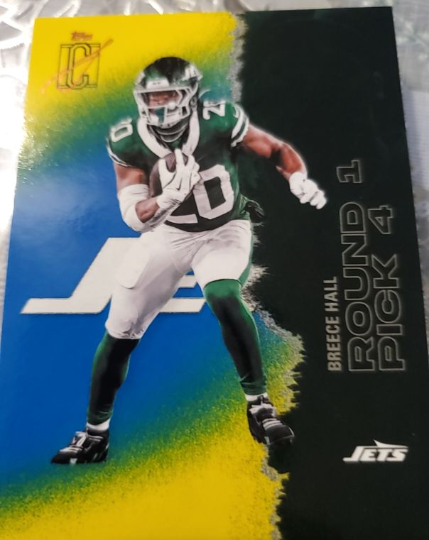 2022 Topps Chrome #RC-4 Breece Hall — front