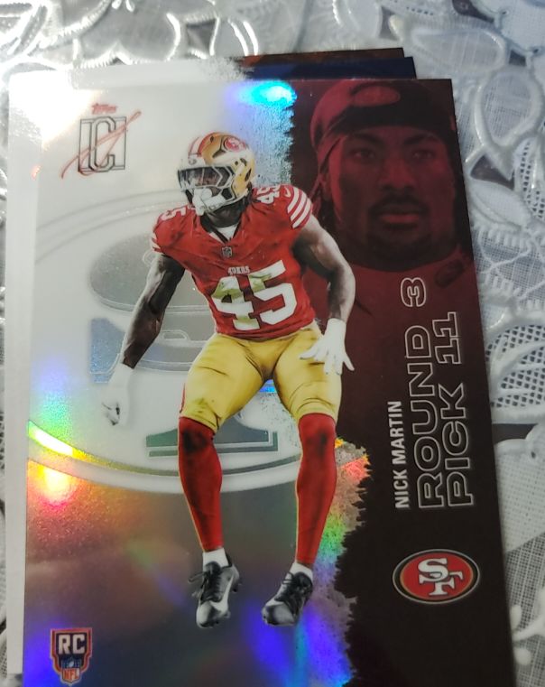2020 Topps NFL #45 Nick Martin — front