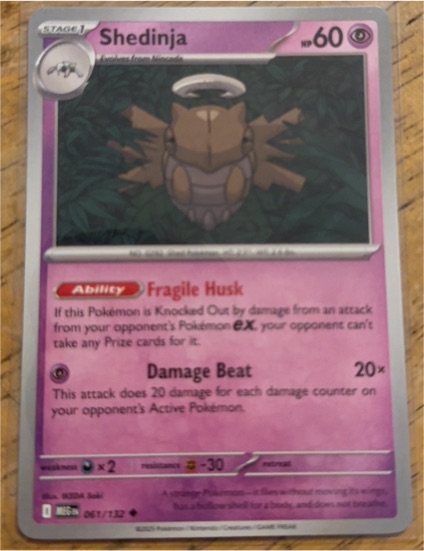 2015 Pokémon #087 Shedinja — front