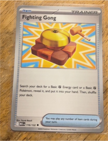 2023 Pokémon SWSH Scarlet & Violet #116 Fighting Gong — front
