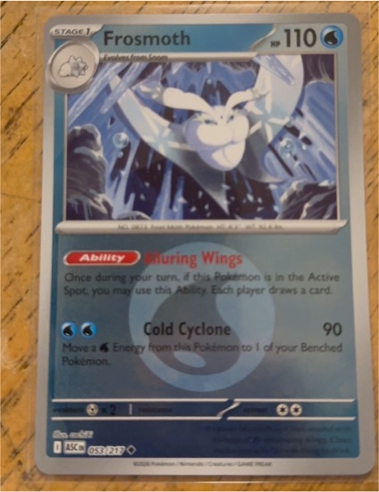 2023 Pokémon Scarlet & Violet #53 Frosmoth — front