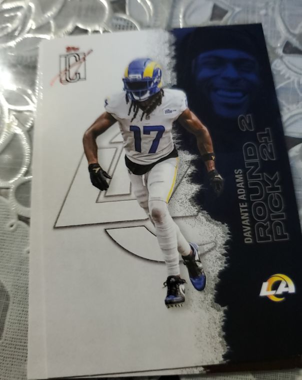 2022 Panini Illusions #Round 2 Pick 21 Davante Adams — front
