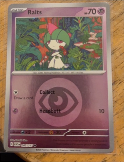 2022 Pokémon Scarlet & Violet #87 Ralts — front