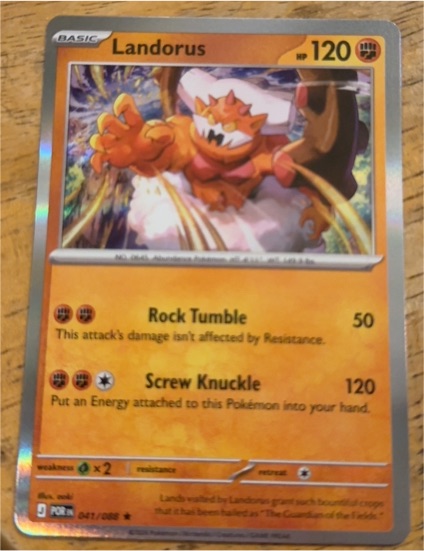 2019 Pokémon #041 Landorus — front