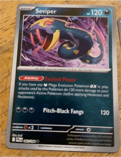 2020 Pokémon #62 Seviper — front