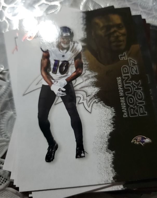 2023 Panini DeAndre Hopkins Round 1 Pick 27 — front