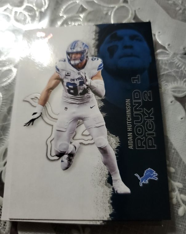 2022 Football Aidan Hutchinson Round 1 Pick 2 — front