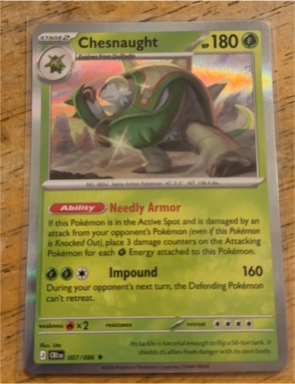2016 Pokémon #067 Chesnaught — front