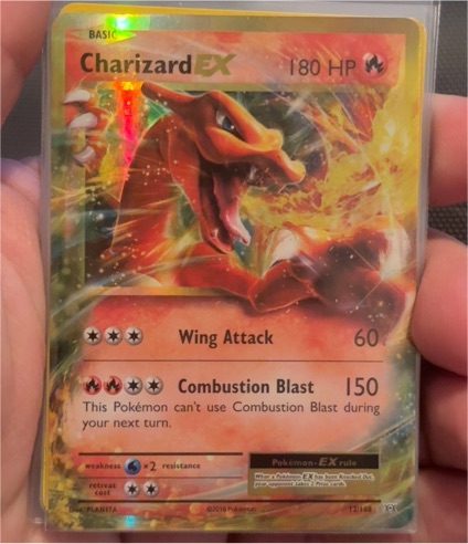 2016 Pokémon XY Evolutions #72 Charizard EX — front