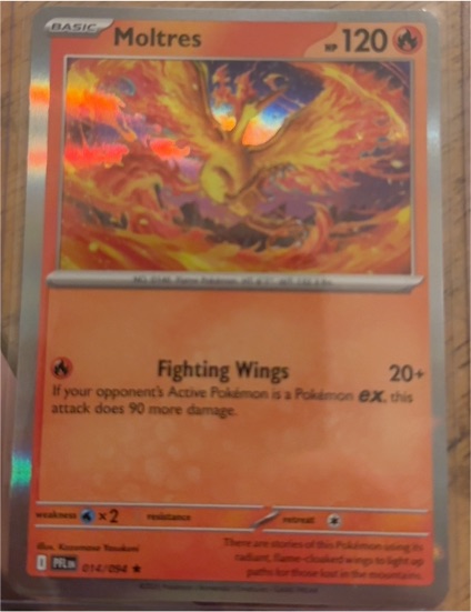 2016 Pokémon #014 Moltres — front