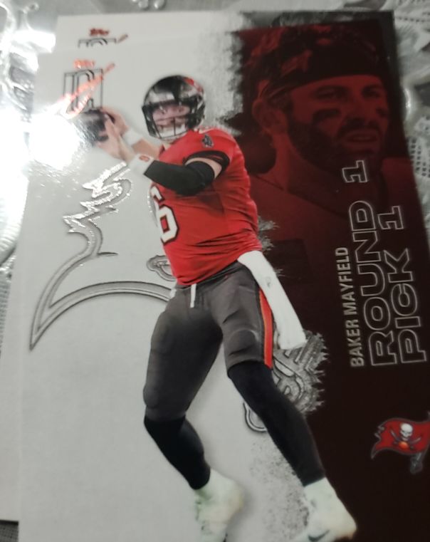 2021 Topps Now #Round Pick 1 Baker Mayfield — front