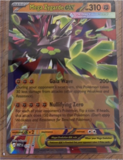 2015 Pokémon XY Evolutions #87 Mega Zygarde ex — front