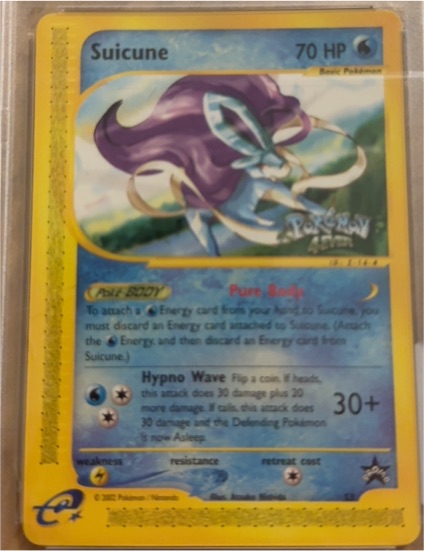 2002 Pokémon e-Card #9 Suicune — front